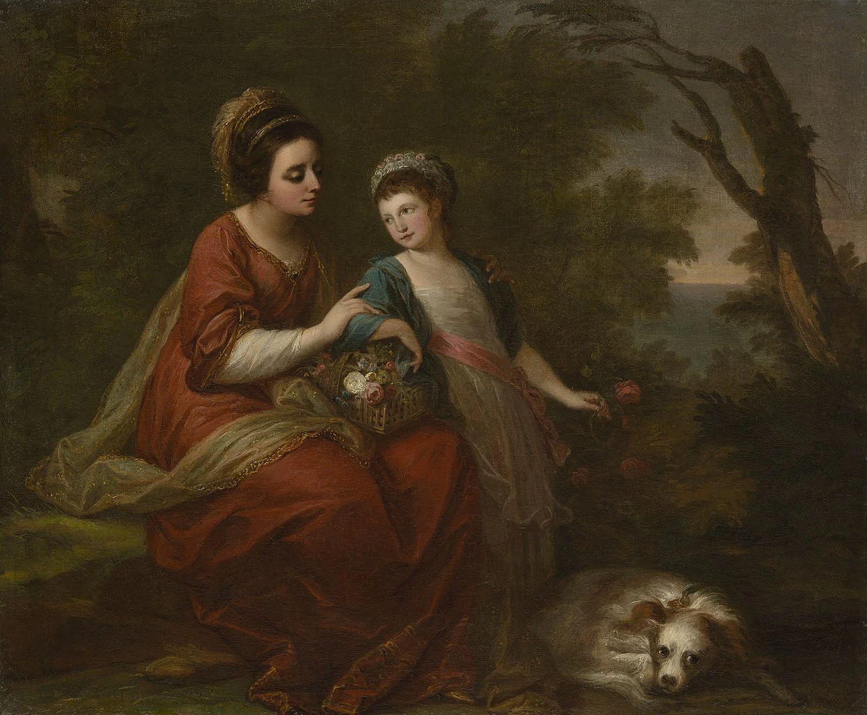 Angelika Kauffmann - 103, La signora Hugh Morgan e sua figlia, Art Institute of Chicago